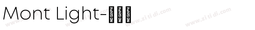 Mont Light字体转换